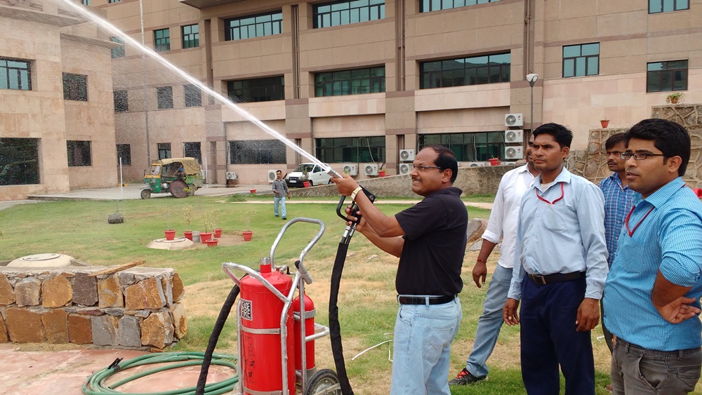 Demonstration of Fire Extingui